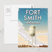 Reisposter Fort Smith Arkansas Briefkaart (Voorkant / Achterkant)