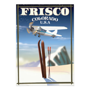 Reisposter Frisco Colorado USA Foto Afdruk