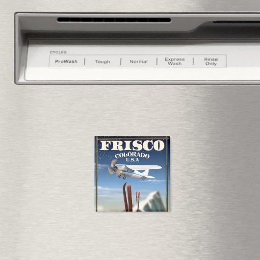 Reisposter Frisco Colorado USA Magneet (Insitu (Vaatwasser))