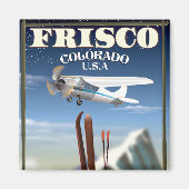 Reisposter Frisco Colorado USA Magneet (Voorkant)