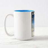 Reisposter Frisco Colorado USA Tweekleurige Koffiemok (Links)