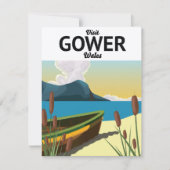 Reisposter Gower Wales (Voorkant)