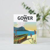 Reisposter Gower Wales (Staand voorkant)