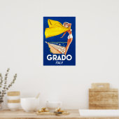 Reisposter Grado, Italië Poster (Keuken)