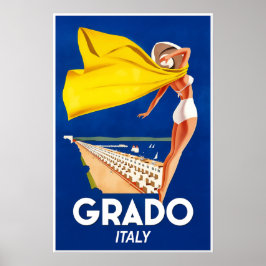 Reisposter Grado, Italië Poster