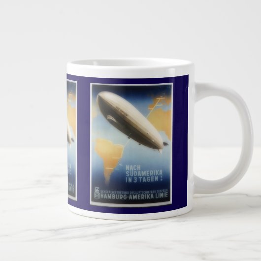  reisposter Graf Zeppelin Grote Koffiekop (Rechts)
