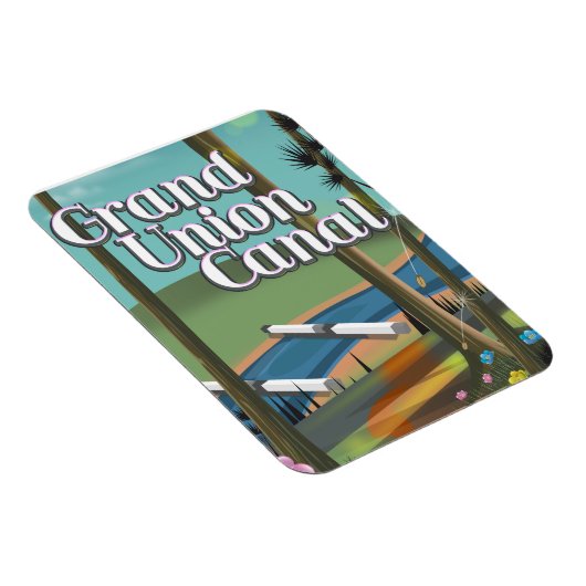reisposter Grand Union-kanaal Magneet (Rechterzijde)