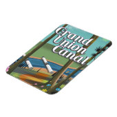 reisposter Grand Union-kanaal Magneet (Linkerzijde)