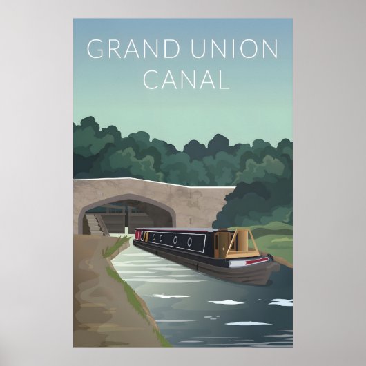 Reisposter Grand Unionkanaal Poster (Voorkant)