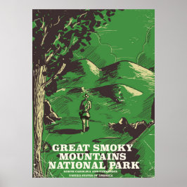 Reisposter Great Smoky Mountains National Park Poster