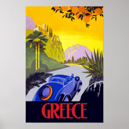 Reisposter Griekenland Poster