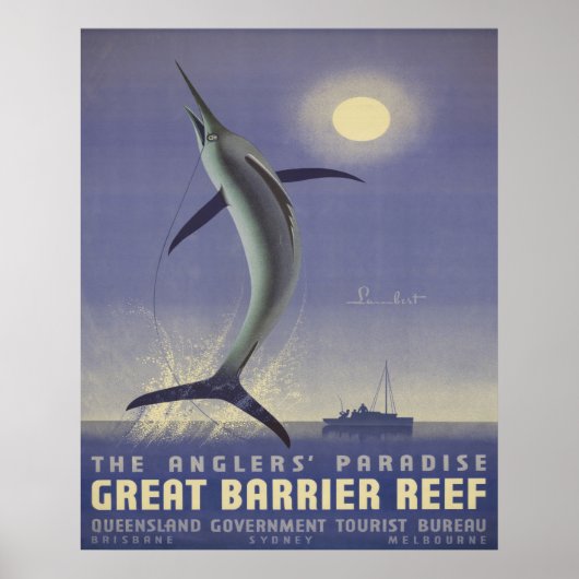 Reisposter Groot Barrièrerif Poster (Voorkant)