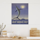 Reisposter Groot Barrièrerif Poster (Keuken)