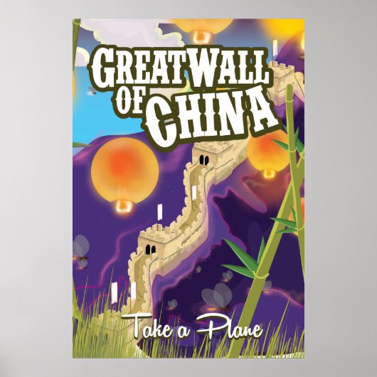 Reisposter Grote Muur van China Poster (Voorkant)