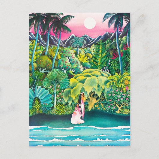  reisposter Hawaii Briefkaart (Voorkant)