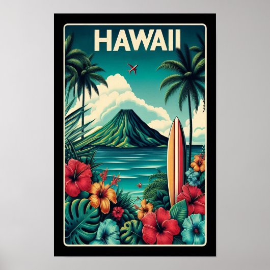 reisposter Hawaii Poster (Voorkant)