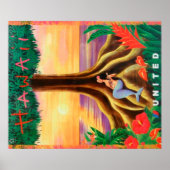 Reisposter Hawaii Poster (Voorkant)