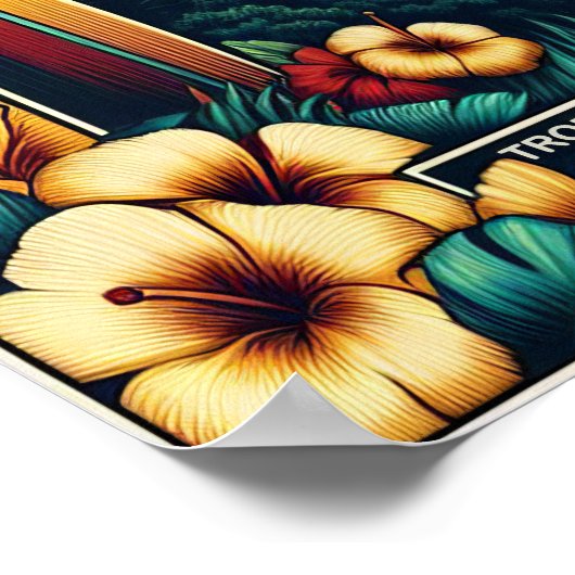  reisposter Hawaii Poster (Hoek)