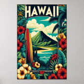  reisposter Hawaii Poster (Voorkant)