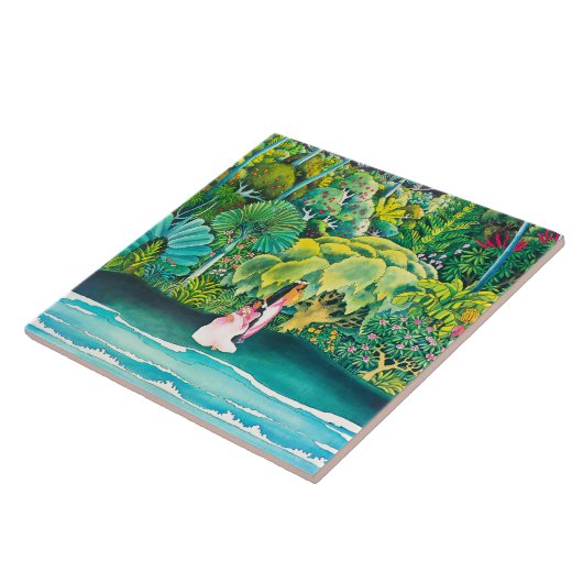 reisposter Hawaii Tegeltje (Zijkant)