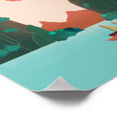 Reisposter HOi An Town Vietnam Poster (Hoek)