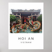 Reisposter, Hoi an Vietnam, Poster (Voorkant)