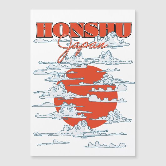 Reisposter Honshu Japan (Voorkant)