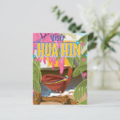 Reisposter Hua Hin Thailand Briefkaart (Staand voorkant)