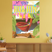 Reisposter Hua Hin Thailand Canvas Afdruk (Insitu (Woonkamer))