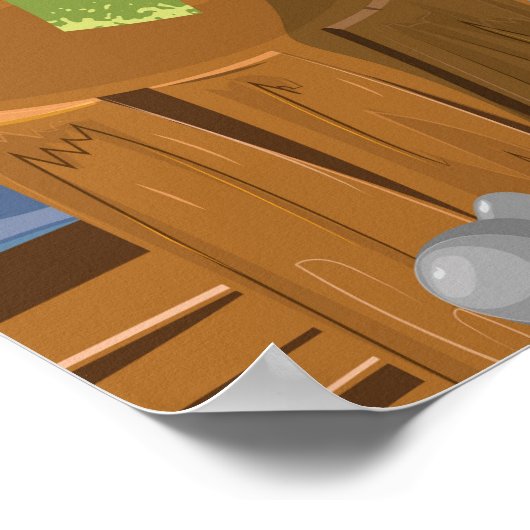 Reisposter Hua Hin Thailand Poster (Hoek)