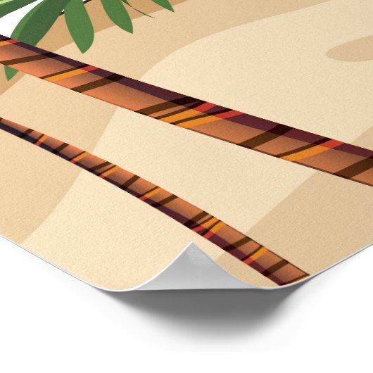 Reisposter Ibiza strateParty Poster (Hoek)