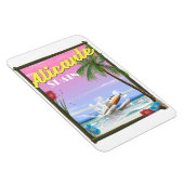 Reisposter in de  stijl Alicante Spanje Magneet (Rechterzijde)