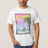 Reisposter in de  stijl Alicante Spanje T-shirt (Voorkant)