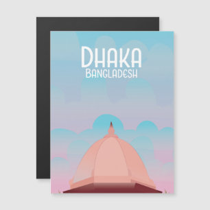 Reisposter in de  stijl Dhaka Bangladesh.