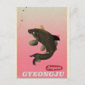 Reisposter in de stijl Gyeongju Korea Briefkaart (Voorkant)