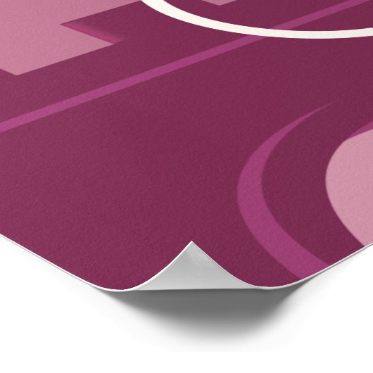 Reisposter in de  stijl Praag Tsjechië Poster (Hoek)