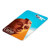 Reisposter in de  stijl van Caïro Egypt Magneet (Linkerzijde)