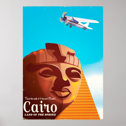 Reisposter in de stijl van Caïro Egypt Poster (Voorkant)