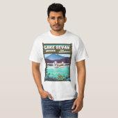Reisposter in de stijl van het Sevan Armenia-meer T-shirt (Voorkant volledig)