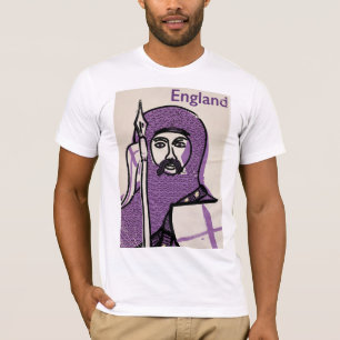 Reisposter in Engeland en St. George- stijl T-shirt