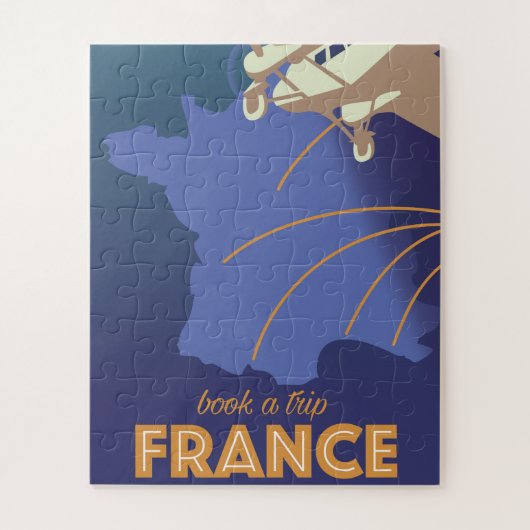 Reisposter in Franse  stijl Legpuzzel (Verticaal)