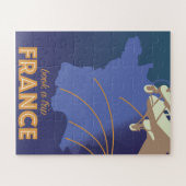 Reisposter in Franse  stijl Legpuzzel (Horizontaal)