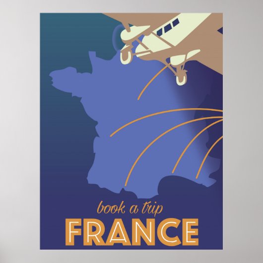 Reisposter in Franse  stijl Poster (Voorkant)