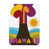 Reisposter in Hawaii 1960-stijl Magneet (Verticaal)