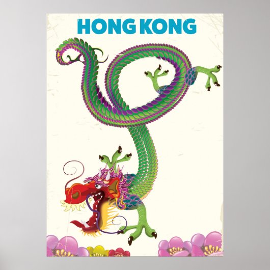 Reisposter in Hong Kong stijl Poster (Voorkant)