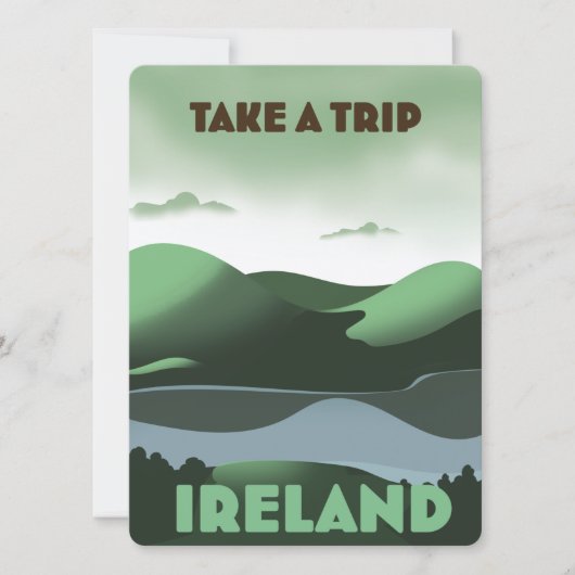 Reisposter in Ierse stijl (Voorkant)