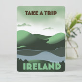 Reisposter in Ierse stijl (Staand voorkant)