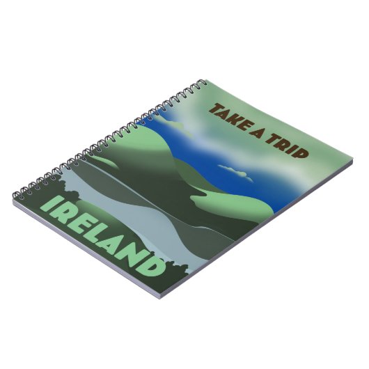 Reisposter in Ierse stijl Notitieboek (Linkerzijde)