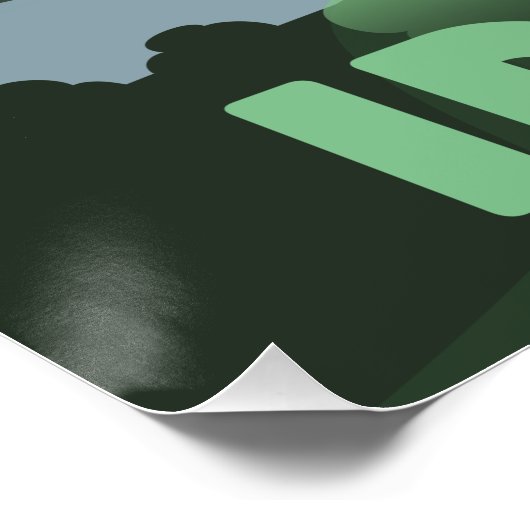 Reisposter in Ierse  stijl Perfect Poster (Hoek)