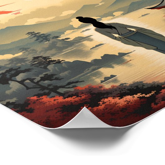  reisposter in japanse stijl poster (Hoek)